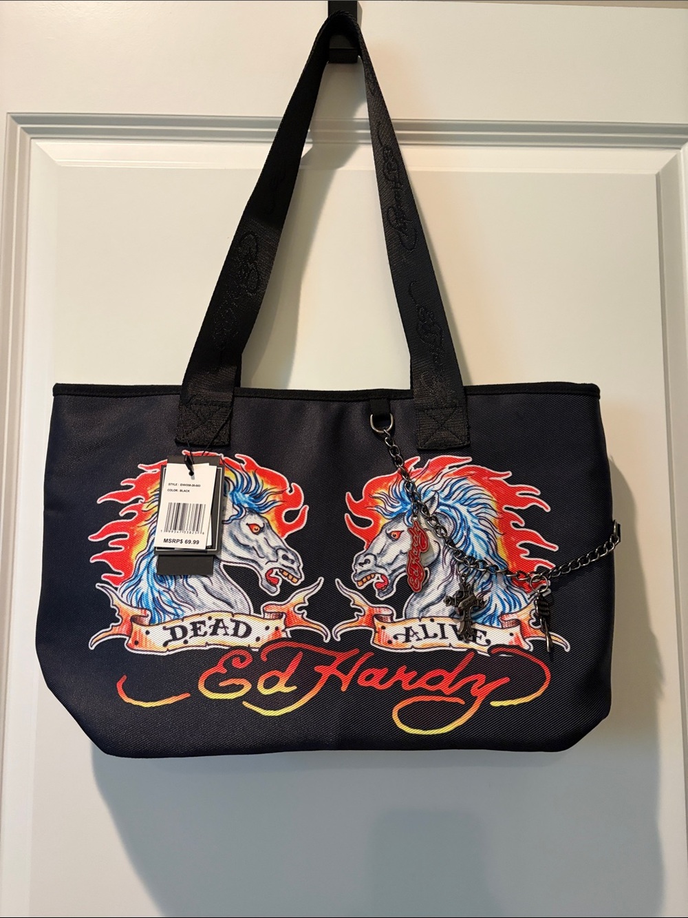NWT Ed Hardy Dead or Alive Tote